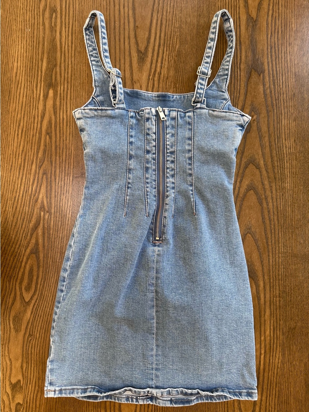 Aeropostale Light Blue Denim Tank Dress - Picture 2 of 4